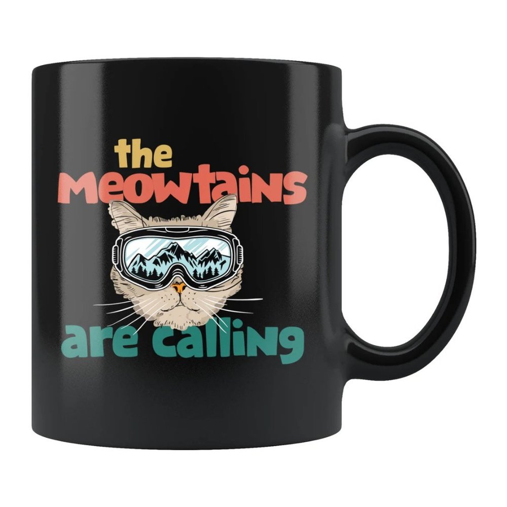 Wintersport Mug, Mountain Mug, Winter Snow Mug, Snowboard Coffee Mug, Skier Gift